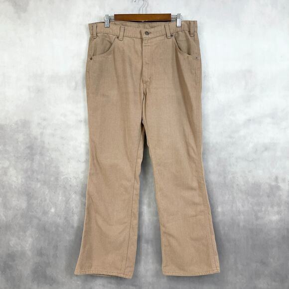 Vintage Levis For Men Pants Size 36x30 Hippie Retro Flare Hipster Leisure